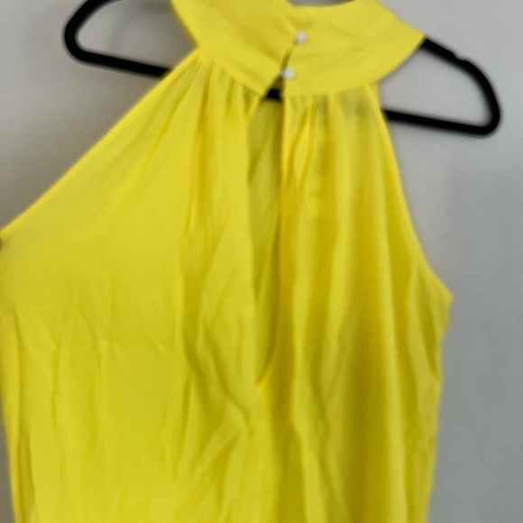 SIMPLE Flavor Woman Yellow Hi-Low Halter Dress , Size XXL - Picture 10 of 10